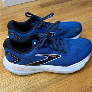 Brooks Glycerin 21 Blue and Black Sneakers